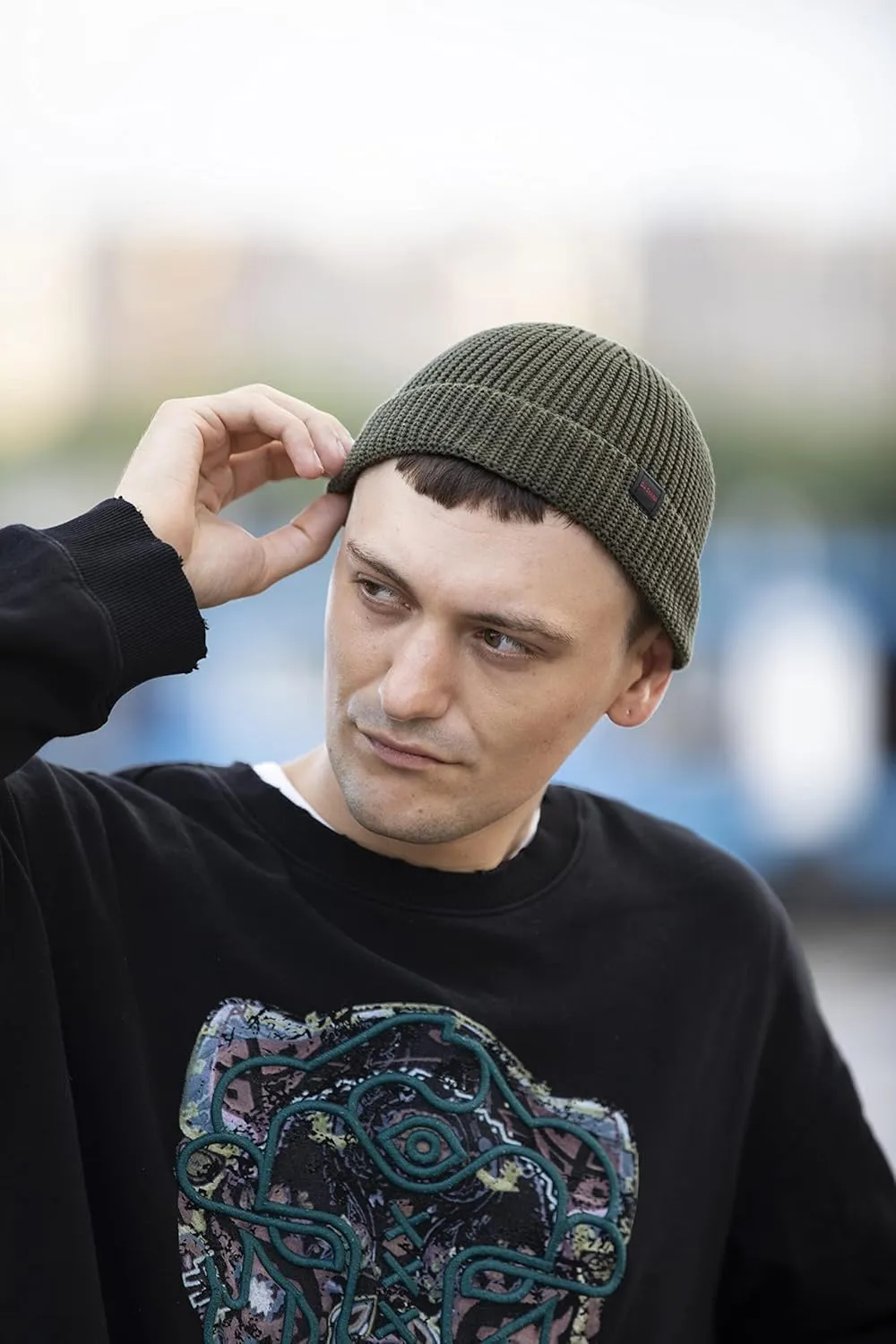 Fisherman Beanie Hats for Men Women,Knit Trawler Skull Cap,Watch Cap,Spring Fall Winter Warm Short Hats
