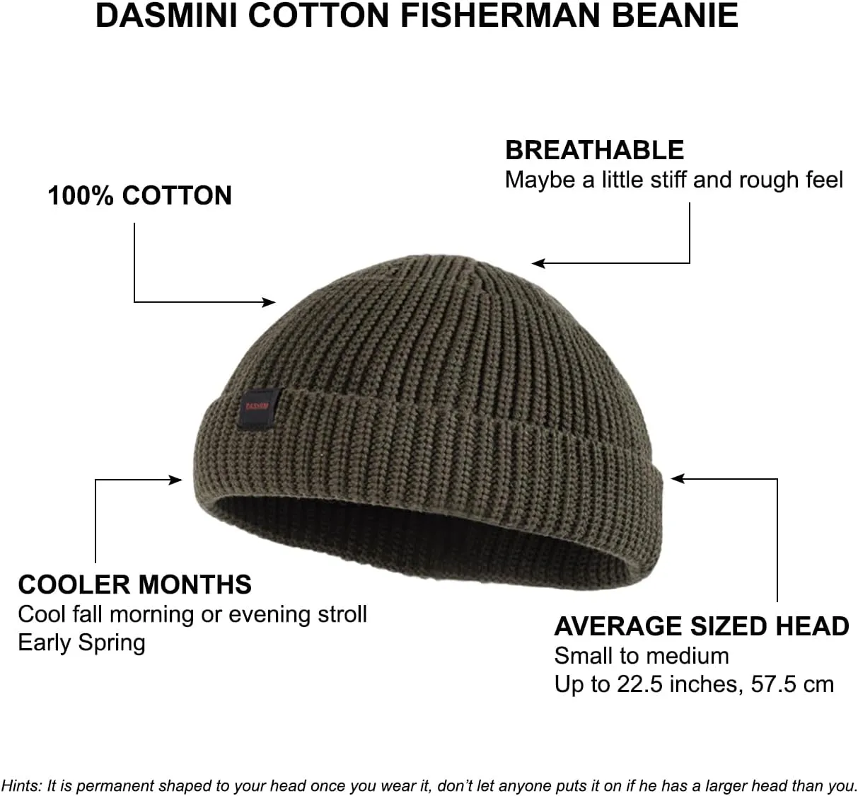 Fisherman Beanie Hats for Men Women,Knit Trawler Skull Cap,Watch Cap,Spring Fall Winter Warm Short Hats
