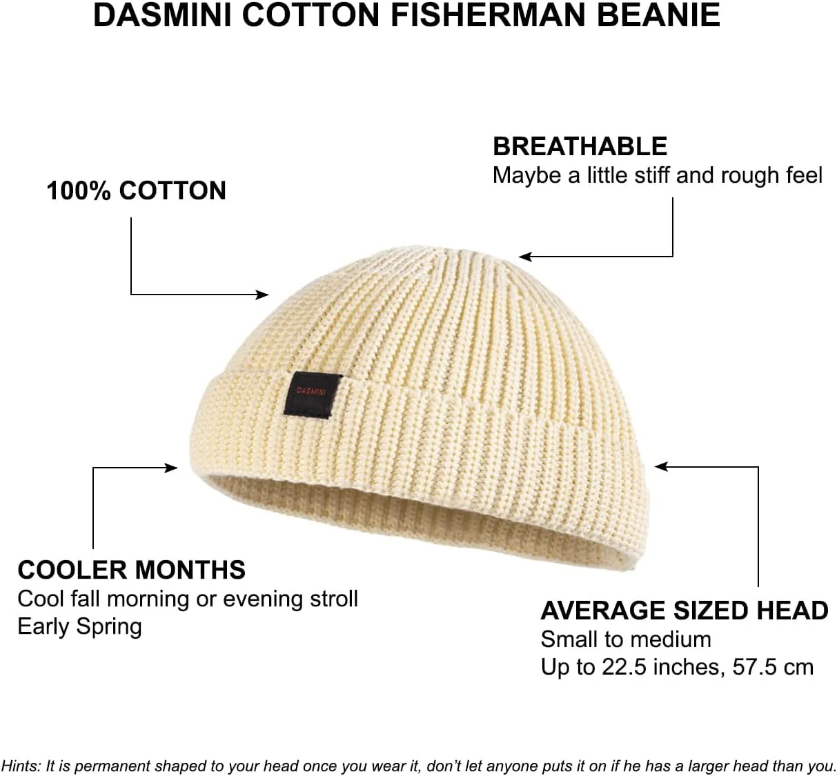 Fisherman Beanie Hats for Men Women,Knit Trawler Skull Cap,Watch Cap,Spring Fall Winter Warm Short Hats