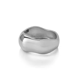 Fluid Bangle - Silver