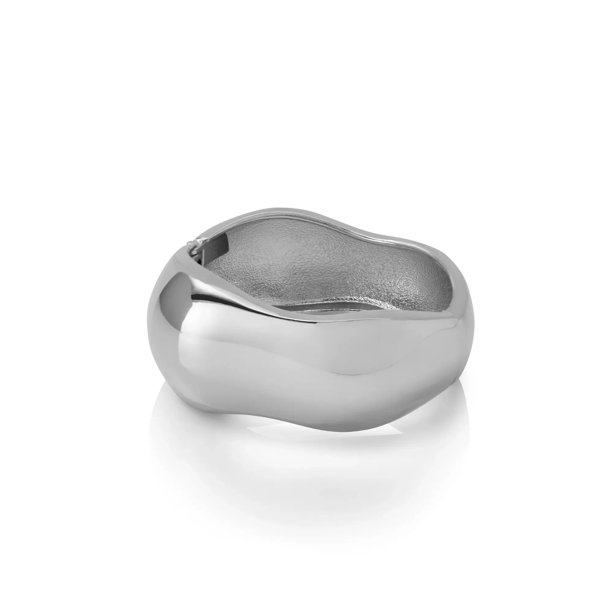 Fluid Bangle - Silver
