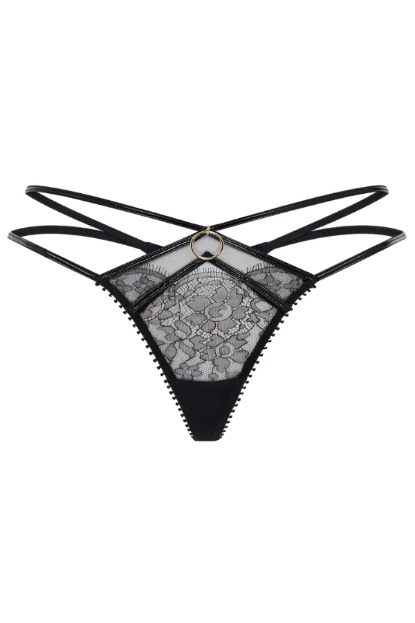 Foxie Thong - Black