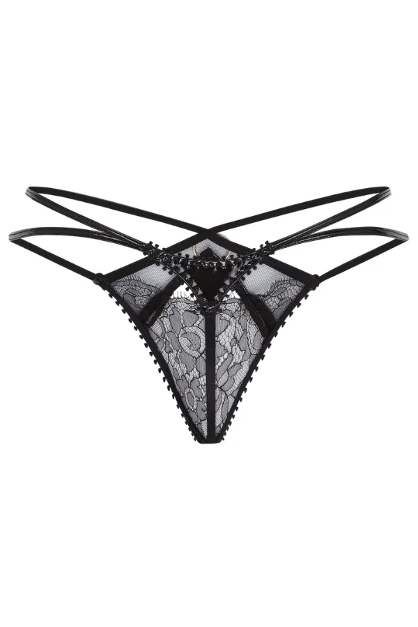Foxie Thong - Black