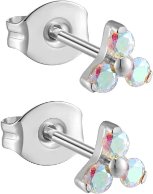 G23 Titanium Hypoallergenic Earrings Studs F136 Implant Grade Titanium Jewelry for Sensitive Ears