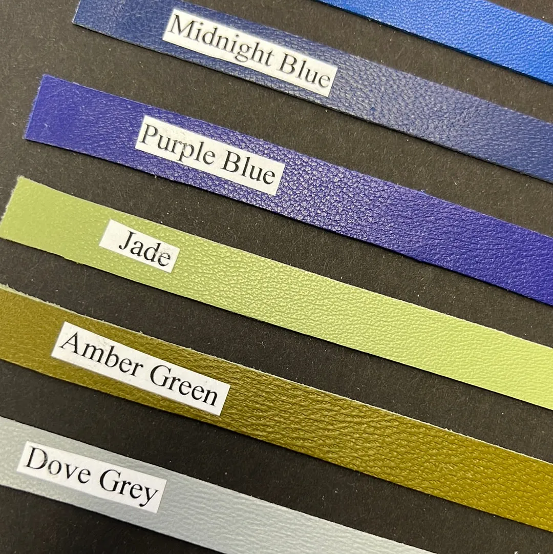 Genuine Leather trim 1”x24” Leather Binding Piping - Leather Tape