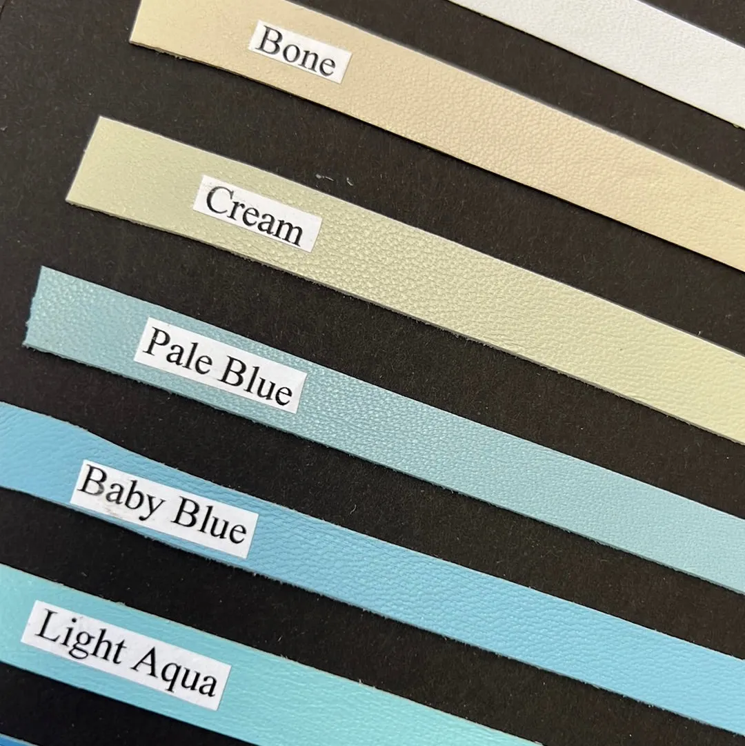 Genuine Leather trim 1”x24” Leather Binding Piping - Leather Tape