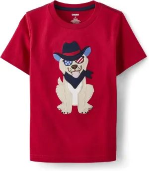 Gymboree Boys' and Toddler All Holidays Short Sleeve Embroidered Tops
