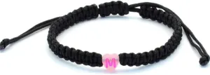 Heart Initial Bracelets for Women Men Initial Glow in the Dark Bracelet Adjustable Handmade Rope Letter A-Z Bracelet Halloween Jewelry Gift