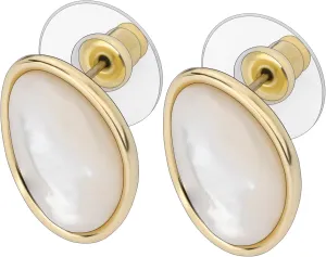 Hypoallergenic Earrings for Women, TAIGRAMA Surgical Steel Earring Studs for Sensitive Ears, Mother of Pearl Stud Earrings for Women Men