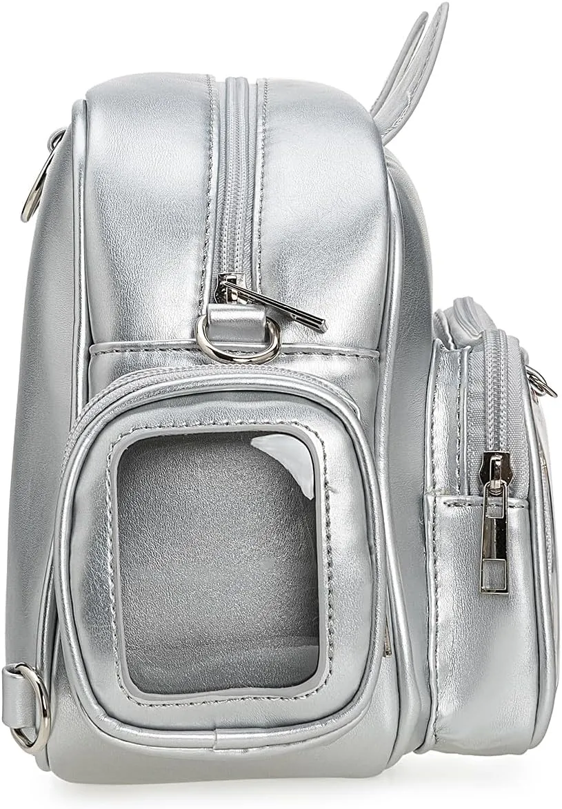 Kawaii Ita Bag Crossbody Bag Cute White Cat Backpack Girls Shoulder Bags Pin Display with Insert