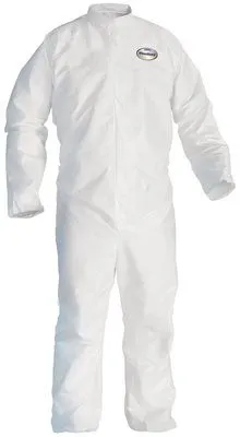 Kleenguard* A30 Breathable Splash And Particle Protection Coveralls With Elastic Back Front Zipper White 3Xl