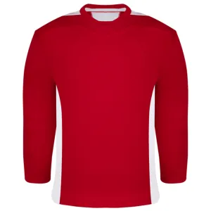 Kobe 5475I Red/White Premium Two-Color Practice Hockey Jersey