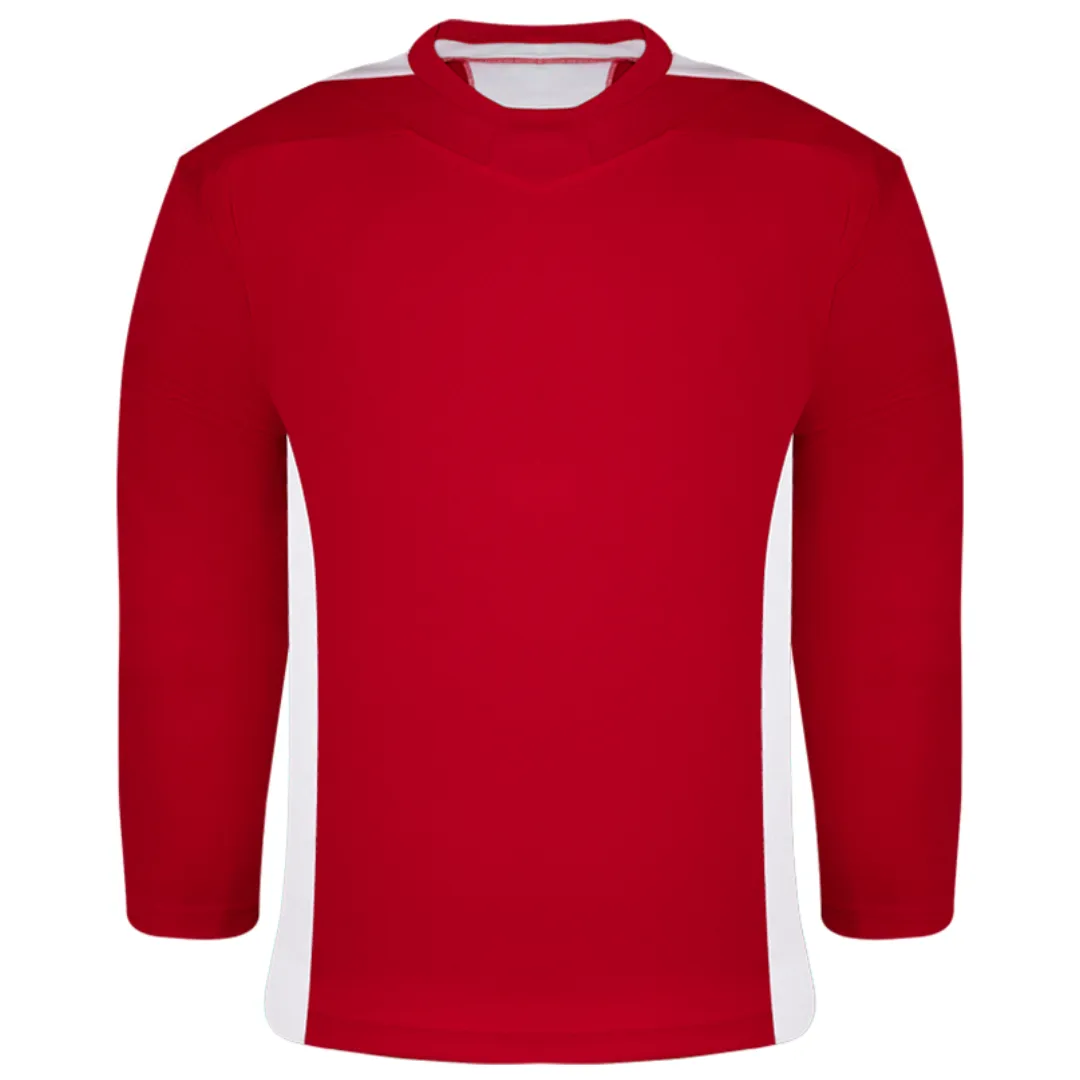 Kobe 5475I Red/White Premium Two-Color Practice Hockey Jersey