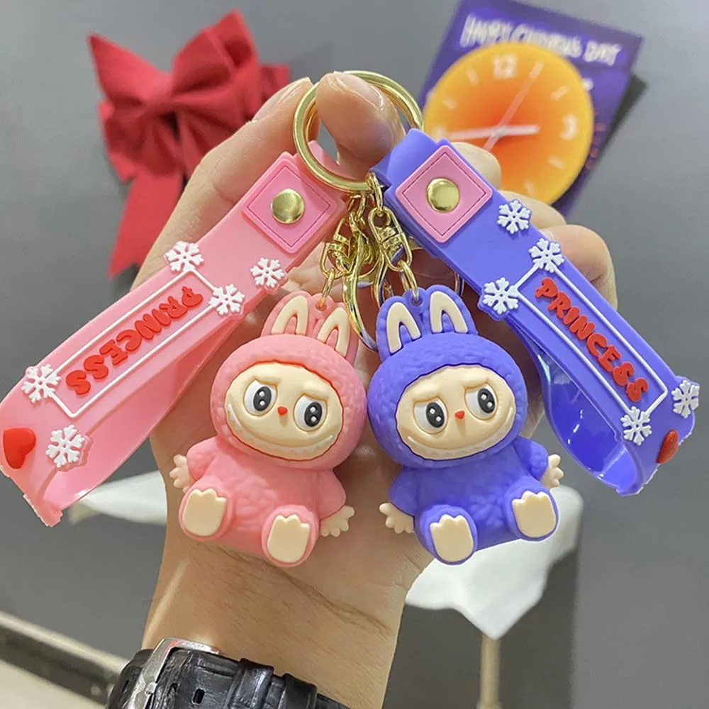 Labubu Keychain, Cute Labubu Bag Charms for Handbag Purse Backpack Accessories Gift for Women