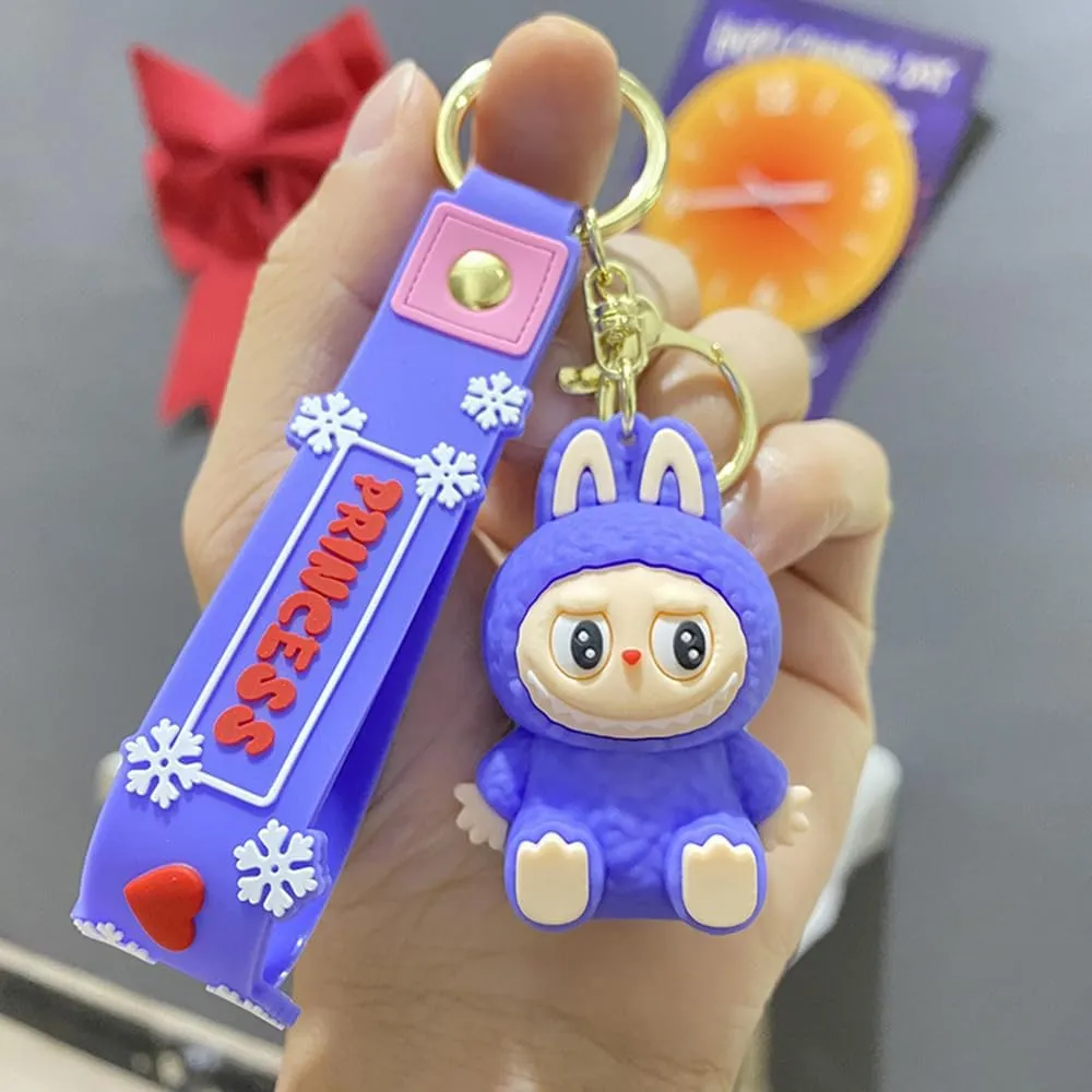 Labubu Keychain, Cute Labubu Bag Charms for Handbag Purse Backpack Accessories Gift for Women