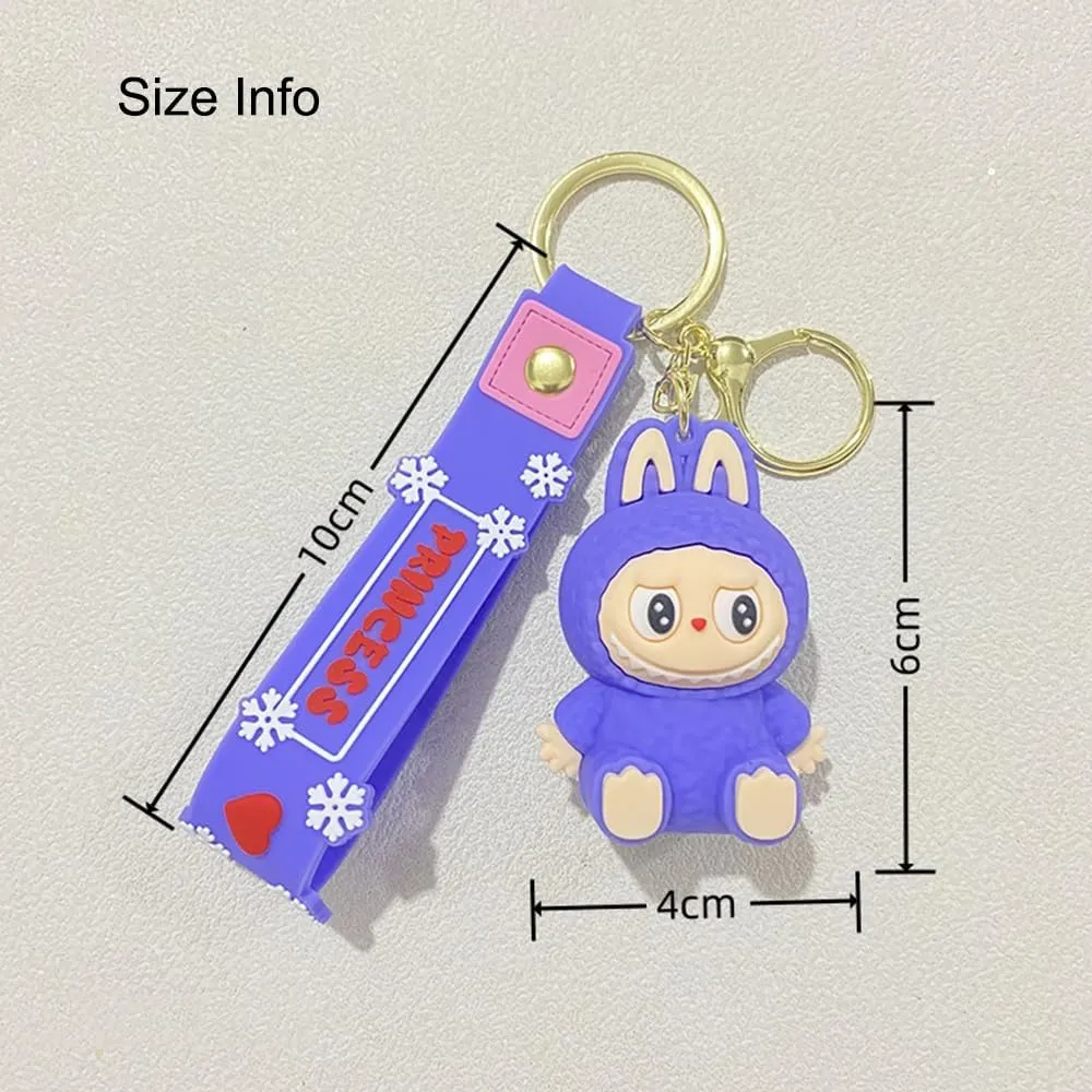 Labubu Keychain, Cute Labubu Bag Charms for Handbag Purse Backpack Accessories Gift for Women