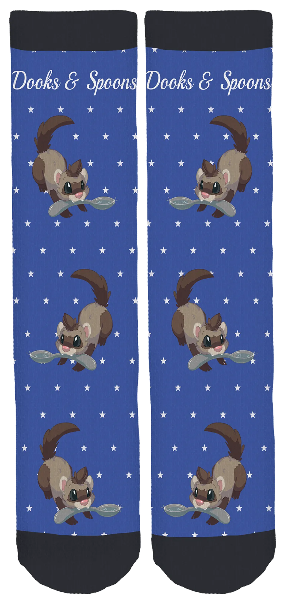 Limited Edition Dooks & Spoons Crew Socks