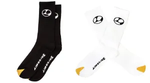 Limosine Gold Toe Socks - (Black)