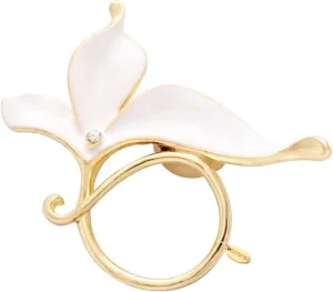 Lovely Enamel Flower Magnetic Clip Eyeglass Holder Brooch Custom Jewelry
