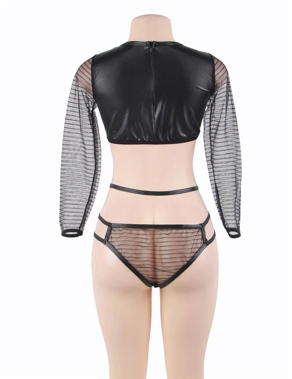 Luxe Lace & Leather Set
