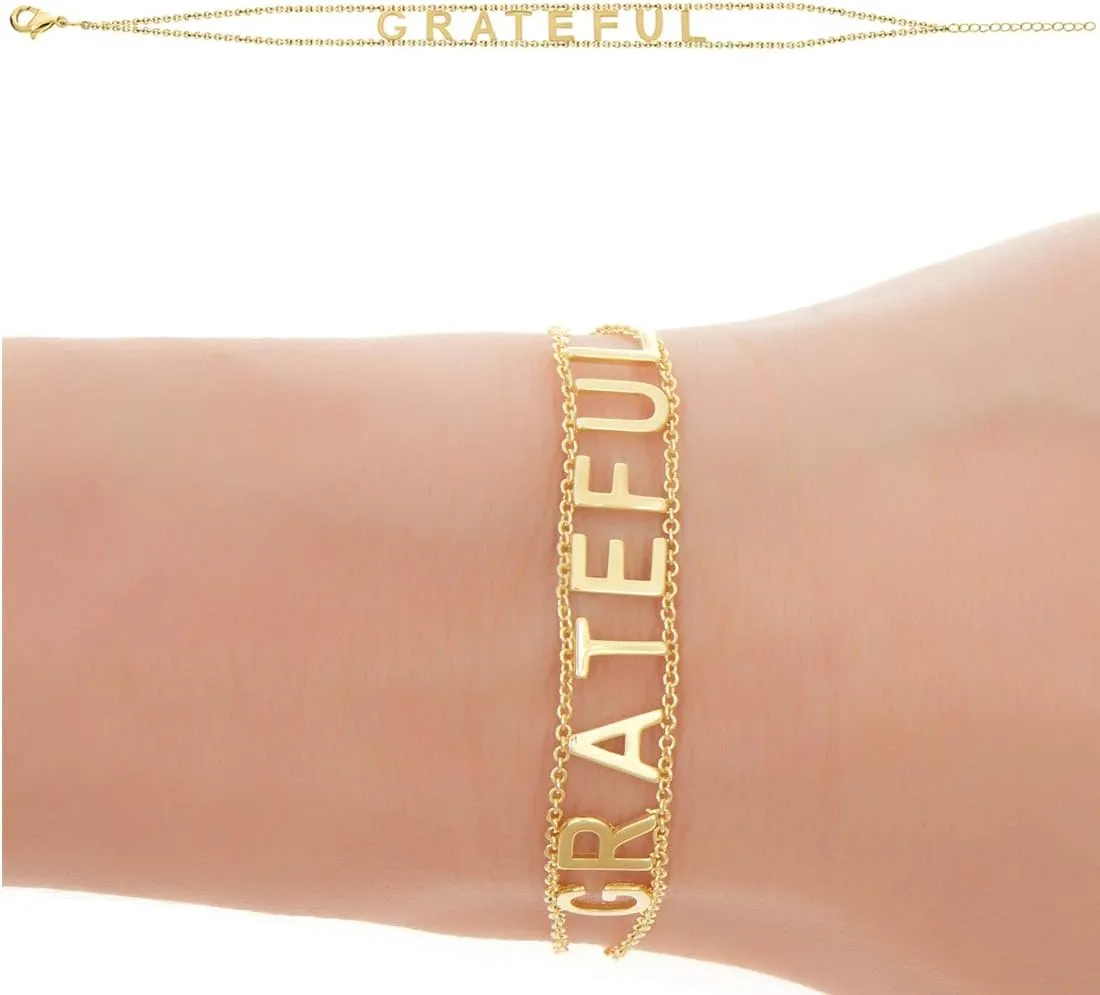 Maya J Empowered Grateful Bracelet