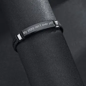 Mental Health Awareness Bracelet Suicide Awareness Bracelets Bracelet For Men Depression Relief Gifts for Men Suicide Prevention Awareness Inspirational Gift