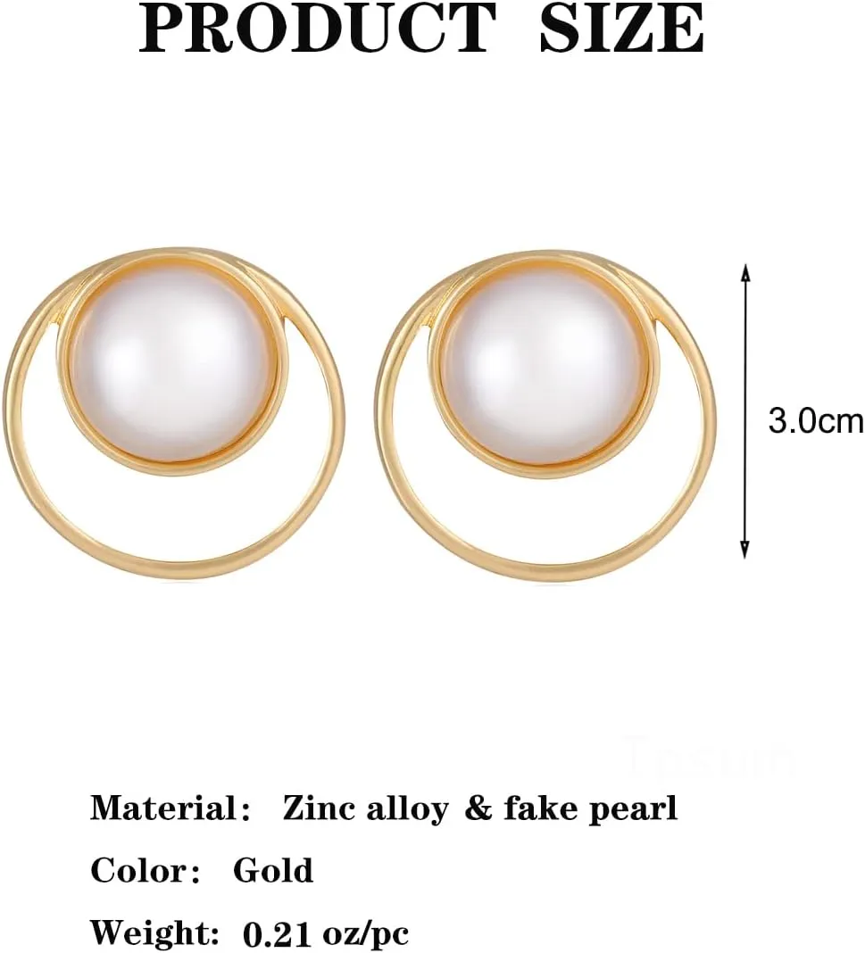 Metal Clip On Earrings for Women Non Pierced Dangle Drop Earrings Multiple Styles