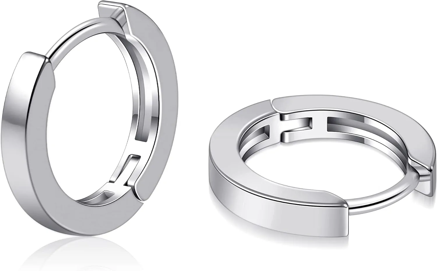 micuco Small Gold Hoop Earrings for Women 14K Gold Plated Huggie Hoop Earrings
