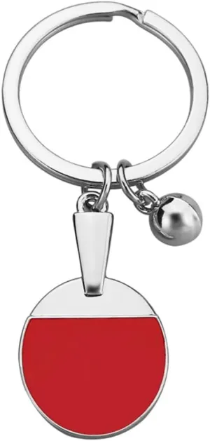 Mini Cute Table Tennis Keychain Sport Key Chain Rings for Men Women Boys Girls