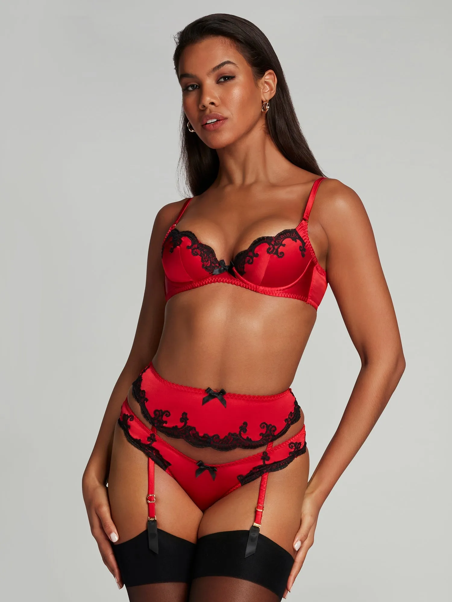 Molly Red Suspender