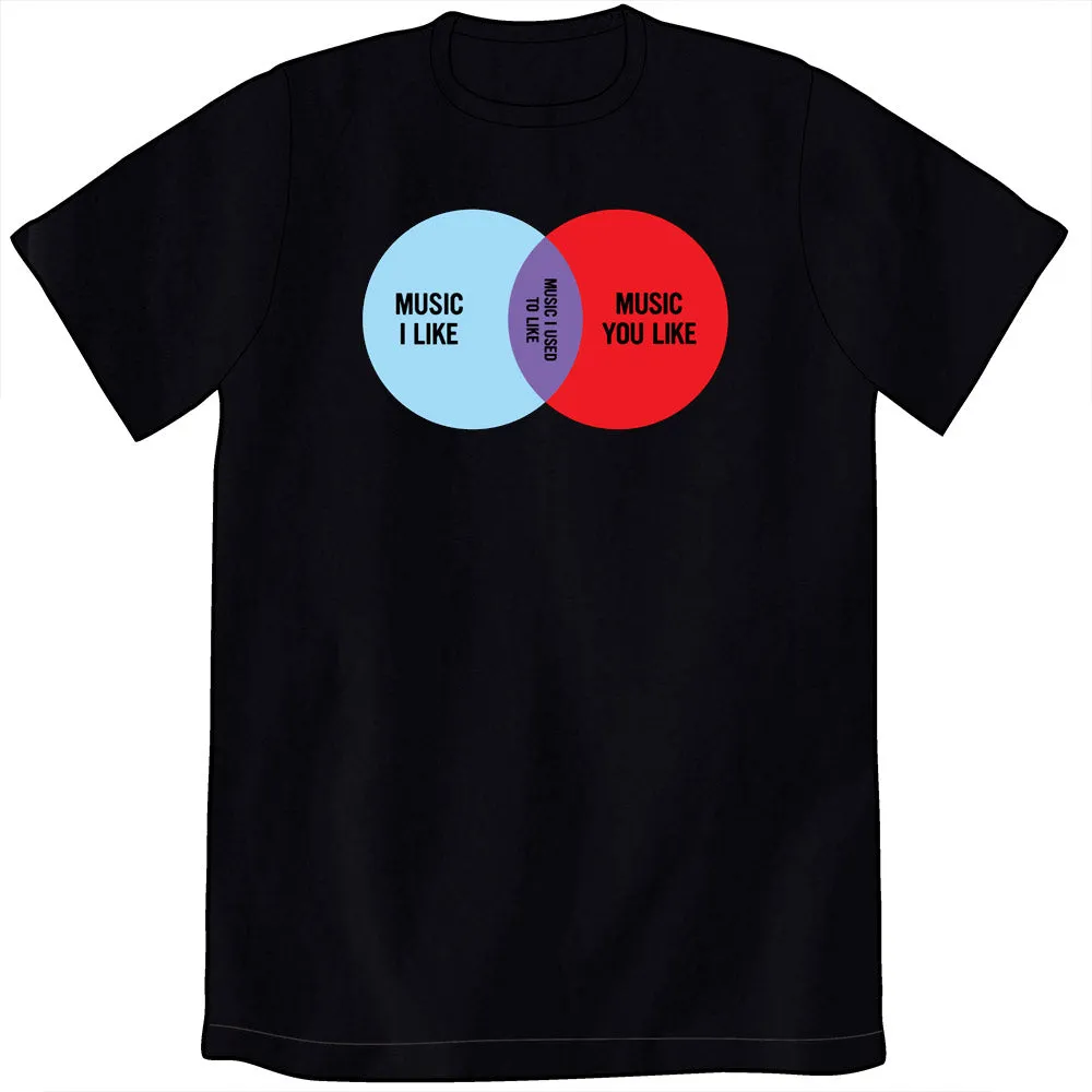 Musical Elitism Venn Diagram Shirt