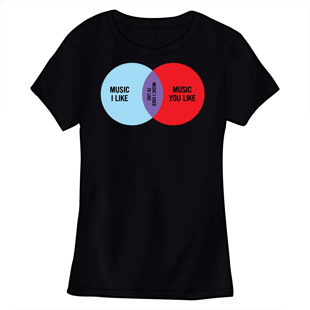Musical Elitism Venn Diagram Shirt