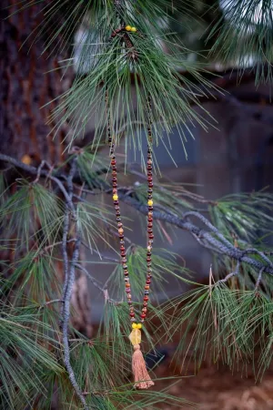 Natural JASPER ,yellow JADE,SANDALWOOD 8mm 108 Mala Beads, Spiritual, Meditation Beads, Reiki, Japa Mala, Buddhist Prayer Beads, Yoga Bracelet, healing beads LKMALA-RRGU-2361