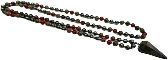 Natural Pyrite, Carnelian, Unakite 6mm 108 Mala Beads, Spiritual, Meditation Beads, Reiki, Japa Mala, Buddhist Prayer Beads, Yoga Bracelet, healing beads LKMALA-RRGU-1976