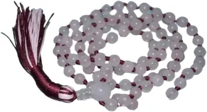 Natural rose quartz 6mm 108 Mala Beads, Spiritual, Meditation Beads, Reiki, Japa Mala, Buddhist Prayer Beads, Yoga Bracelet, healing beads LKMALA-RRGU-1617