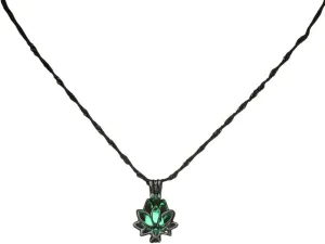 New 2025 Unisex Halloween Jewelry Findings Pendant Necklace Luminous Glowing In The Dark Moon Flower Shaped Buddhism Fashion Trendy Accessories Creative Gift For Women And Men