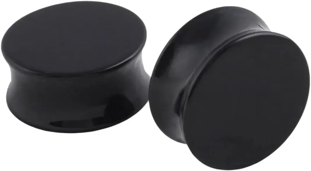 New 2026 Arrive Pair Saddle Acrylic Ear Plugs Tunnels Piercigns Plug Expanders Stretchers Earring Gauges For Men Women Body Jewelry Fashion Trendy Accessories Creative Gift
