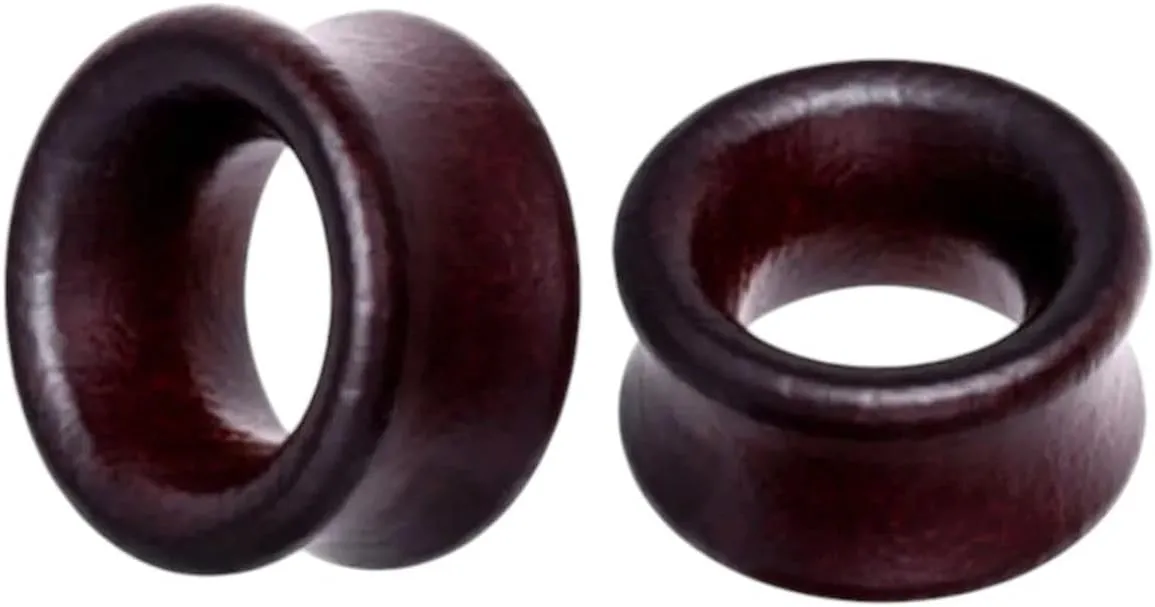 New 2026 Arrive Unisex 1Pair Flower Wood Ear Plug And Tunnel Flesh 6-20Mm Gauge Stretcher Plugs Oreja Dilataciones Jewelry Fashion Trendy Accessories Creative Gift For Women And Men
