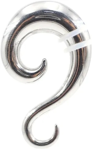 New 2026 Arrive Unisex 1Pc Stainless Steel S-Shaped Spiral Ear Plugs Tunnels Taper Cartilage Earring Gauges Expander Stretcher Piercing Jewelry Fashion Accessories Creative For Women And Men Men