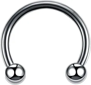 New 2026 Arrive Unisex 1Pc Titanium Internal Thread Belly Bar Labret Piercing Tongue Ring Tragus Cartilage Helix Earring Conch Rook Daith Lobe Jewelry Fashion Trendy Accessories For Women And Men Men