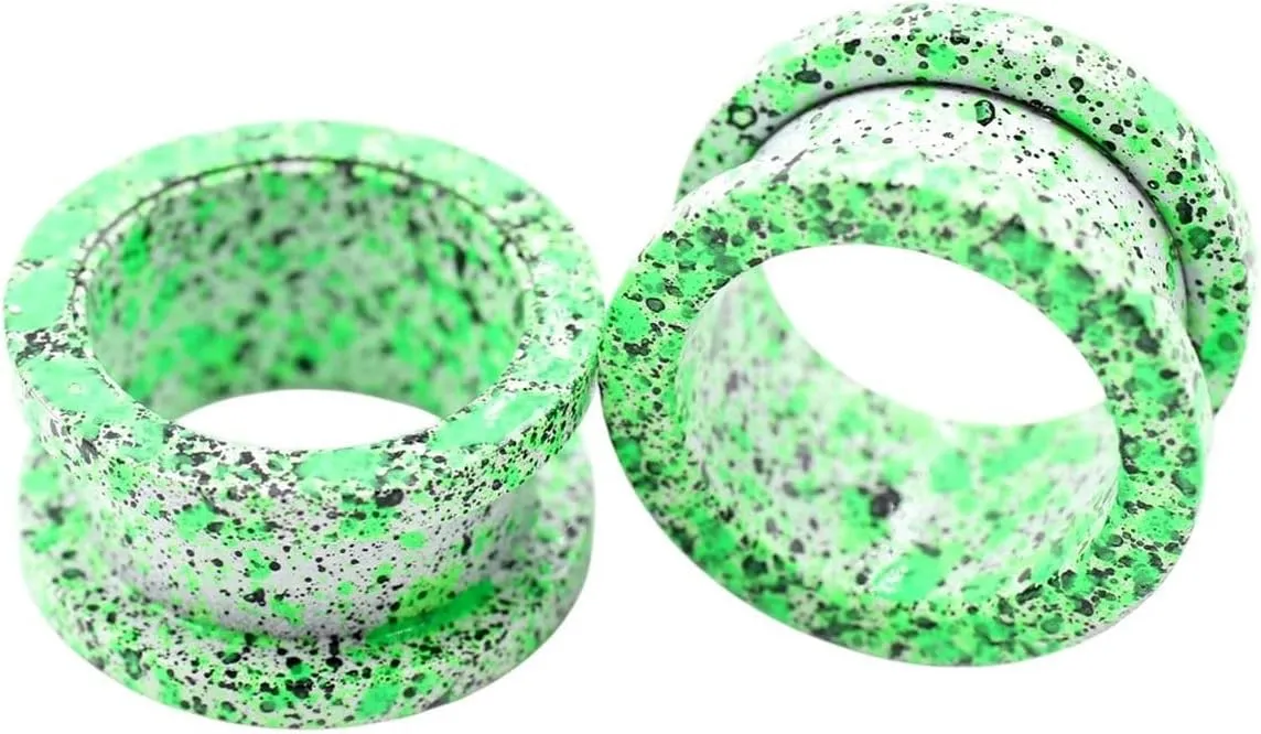 New 2026 Arrive Unisex 2Pcs 2-16Mm Stainless Steel Paint Pulley Hollow Ear Tunnels Plugs Expander Stretcher Gauges Body Piercing Jewelry Fashion Trendy Accessories Creative Gift For Women And Men