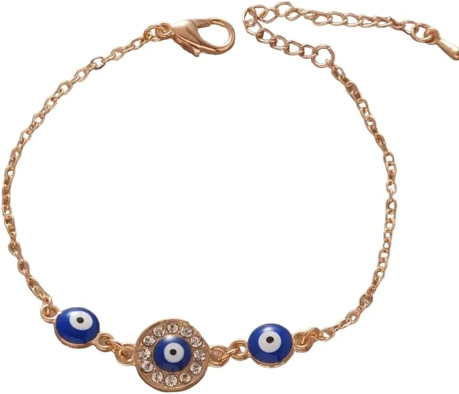 New 2026 Bohemian Ovaly Blue Bracelet For Women 18K Gold Plating Tree Of Life Chain Bracelets Prayer Decoration Jewelry Luxury With You Accessories Trendy Creative Best Gift