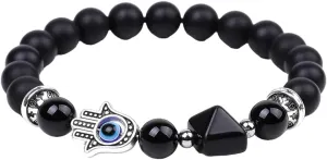 New 2026 Unisex Natural Stone Bracelet Yoga Buddha Palm Charm Beads Bracelets For Men Women Prayer Buddhism Amulet Decoration Jewelry Luxury With You Accessories Trendy For Women And Men