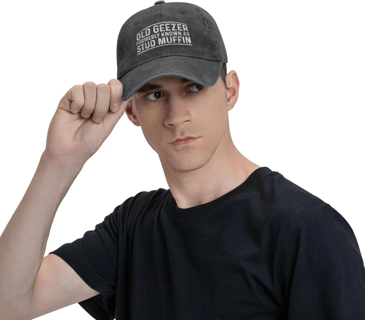 Old Geezer Formerly Knowns As Stud Muffin Hat for Men Baseball Hat Cute Cap