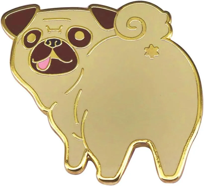 One Piece Pins Dog Animal Enamel Pins Badges for Backpacks Luggage Hats Suit Jacket Clothing Decorative Pins