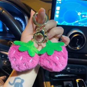 Personalized Keychains, Plush Keychains, Suitable for Decorating Bags, Mmotorcycle Keys, EtcGift for Women