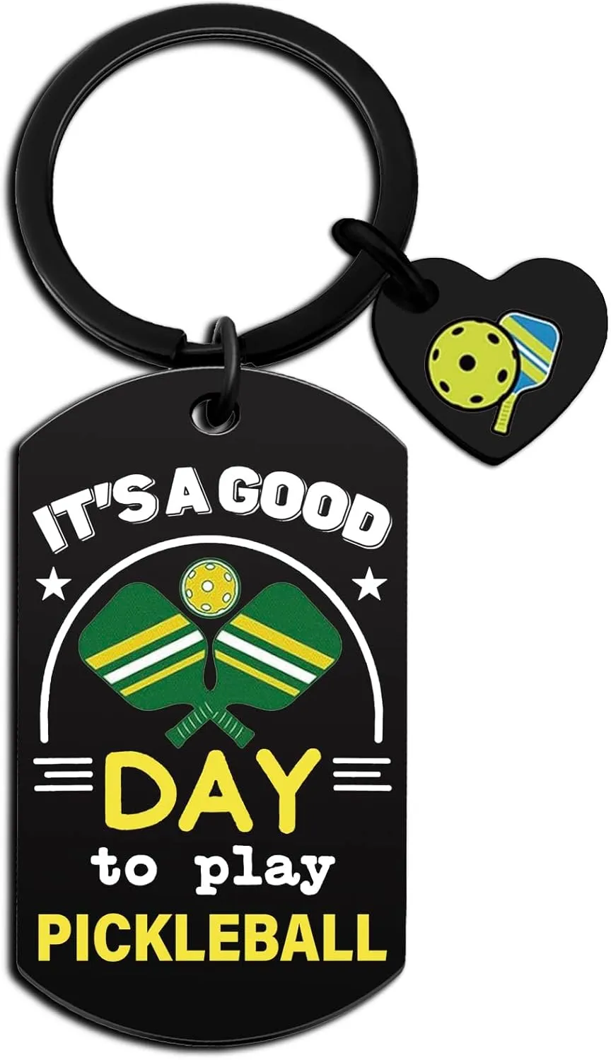 Pickleball Gifts for Women Men Pickleball Accessories for Backpack Keychain Bags Charms for Sports