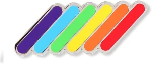 Pride Pin LGBTQ Gay Stripes Flag An Enamel Pin Decoration For Clothes And Bags