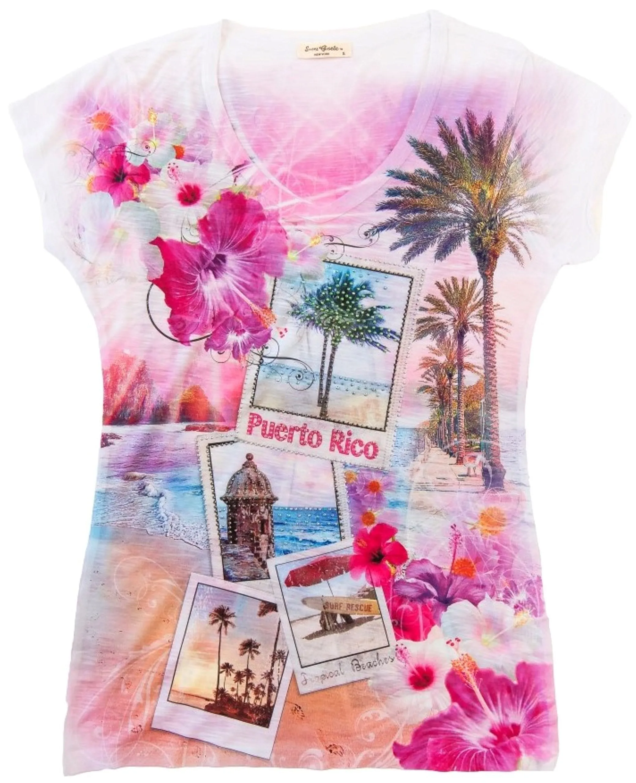 Puerto Rico V-Neck T-Shirt