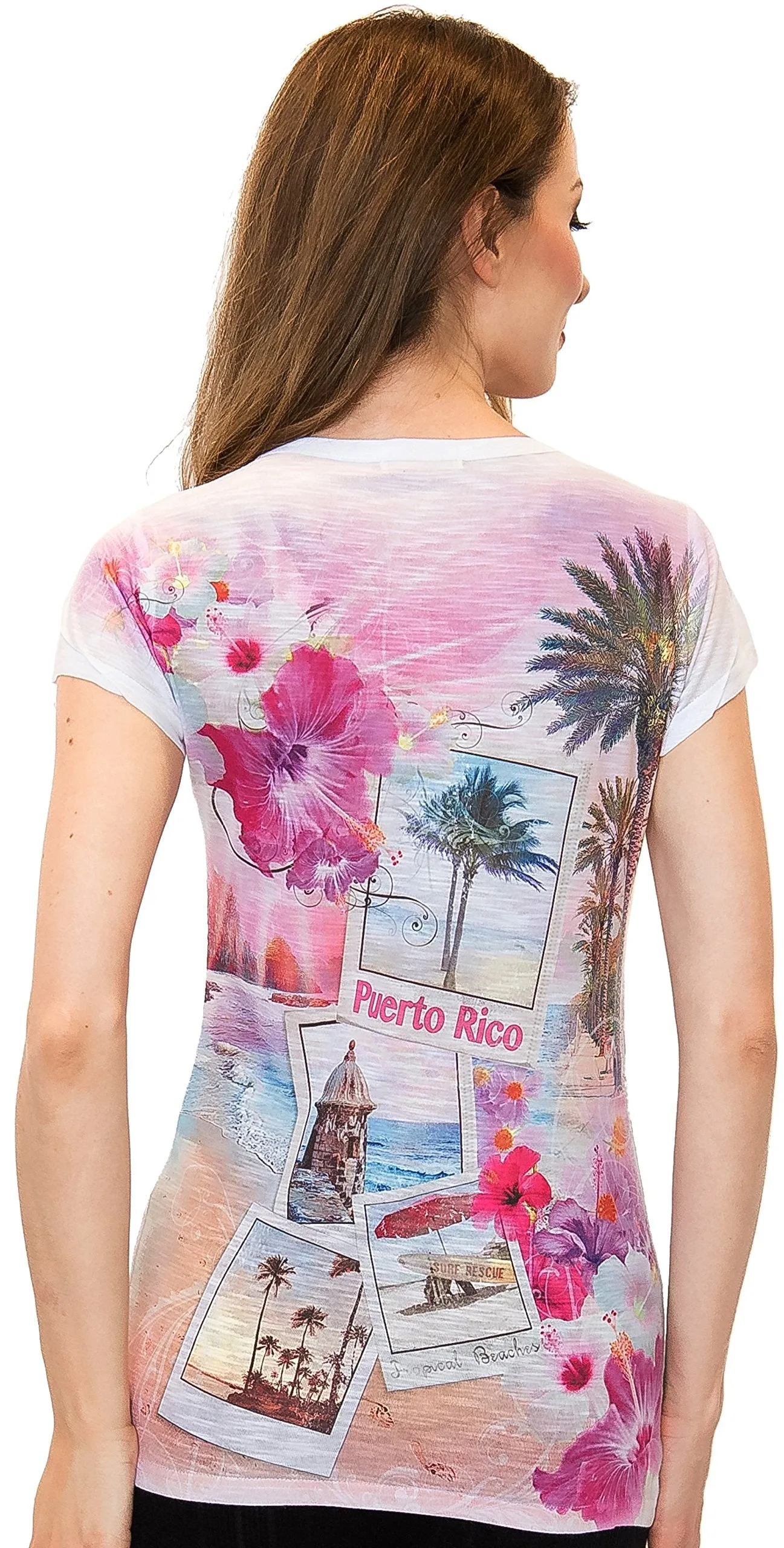 Puerto Rico V-Neck T-Shirt